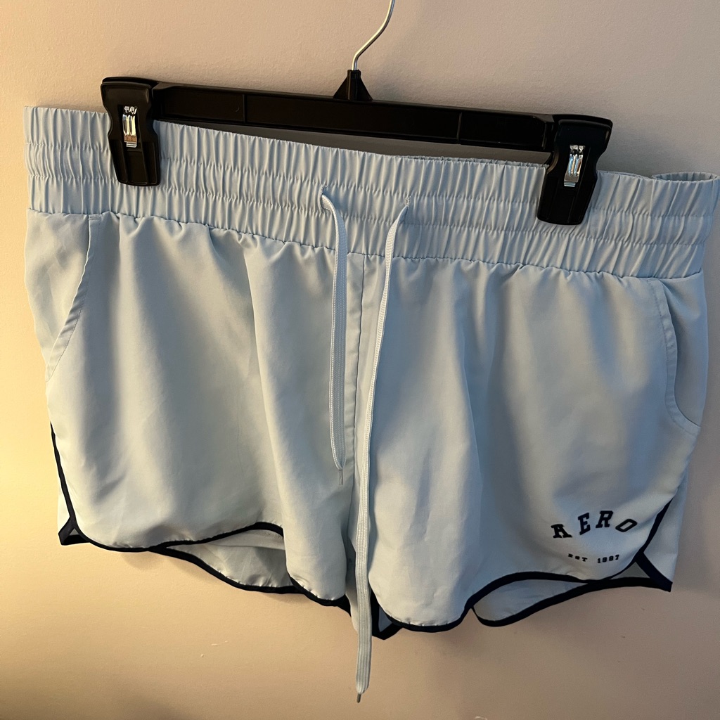 Aeropostale Sport Sky Blue Shorts With Pockets! Size Xl